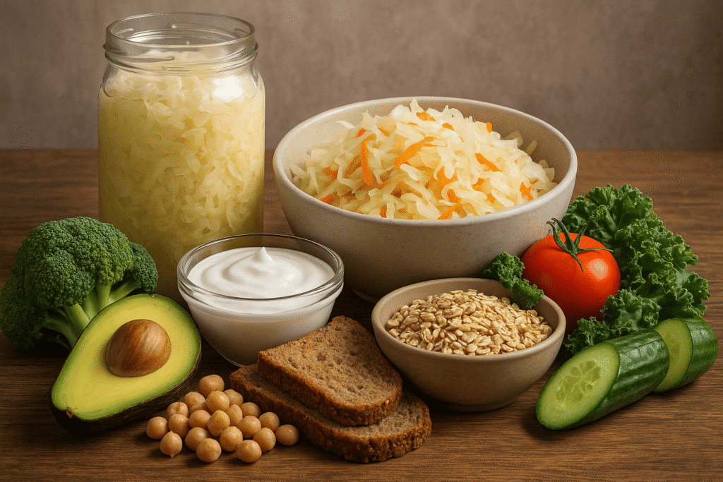 High-fiber and fermented foods improve gut microbiome and reduce inflammation
