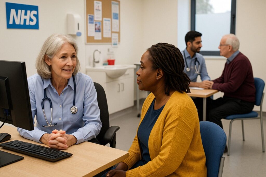 Visual representation of the NHS advice and guidance program​