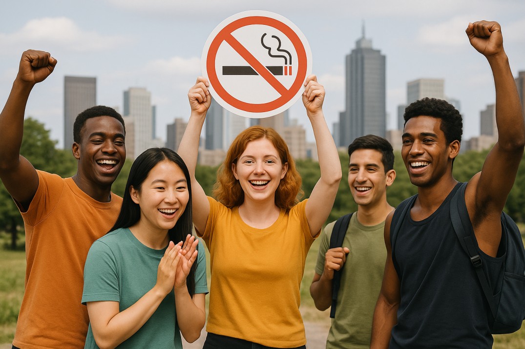 Decline in smoking among young adults in the United States