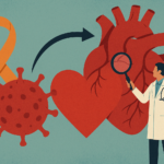 Oncologist discussing heart disease risk with a cancer patient during a clinical consultation