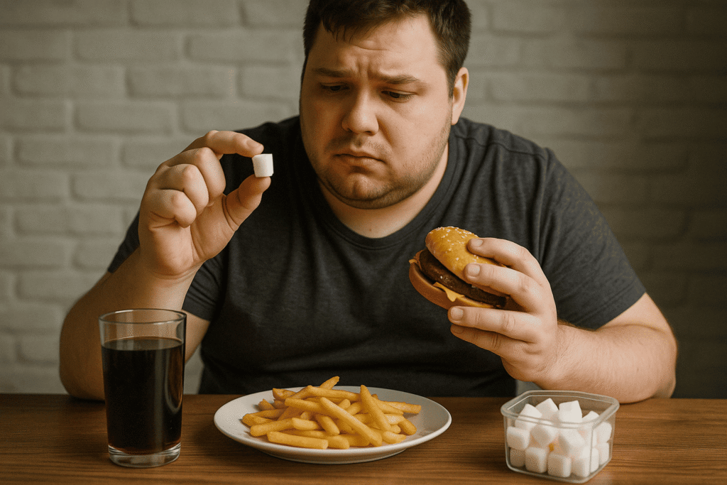 sucralose weight gain response in brain
