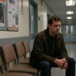 Patient waiting in hospital corridor for cancer diagnosis